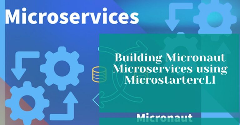 Building Micronaut Microservices using MicrostartercLI